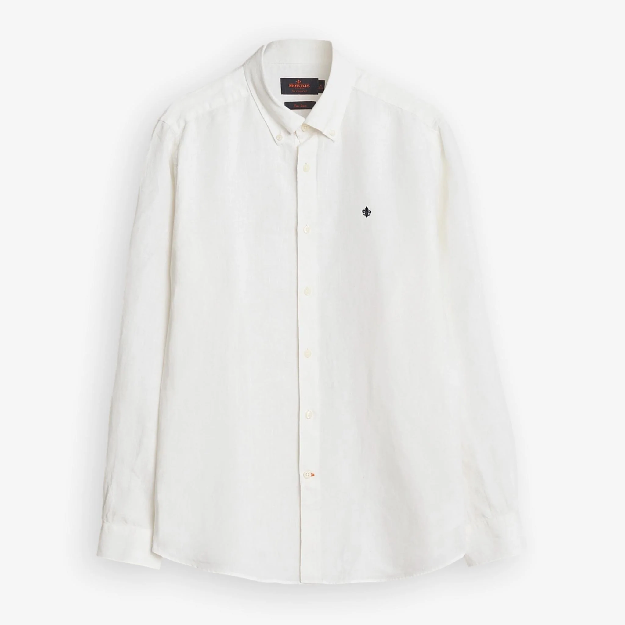 Douglas Linen Shirt Offwhite