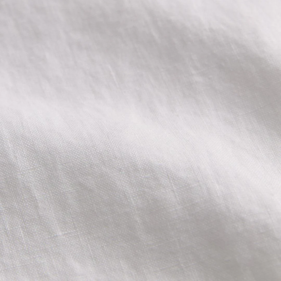 Douglas Linen Shirt White - Image 6