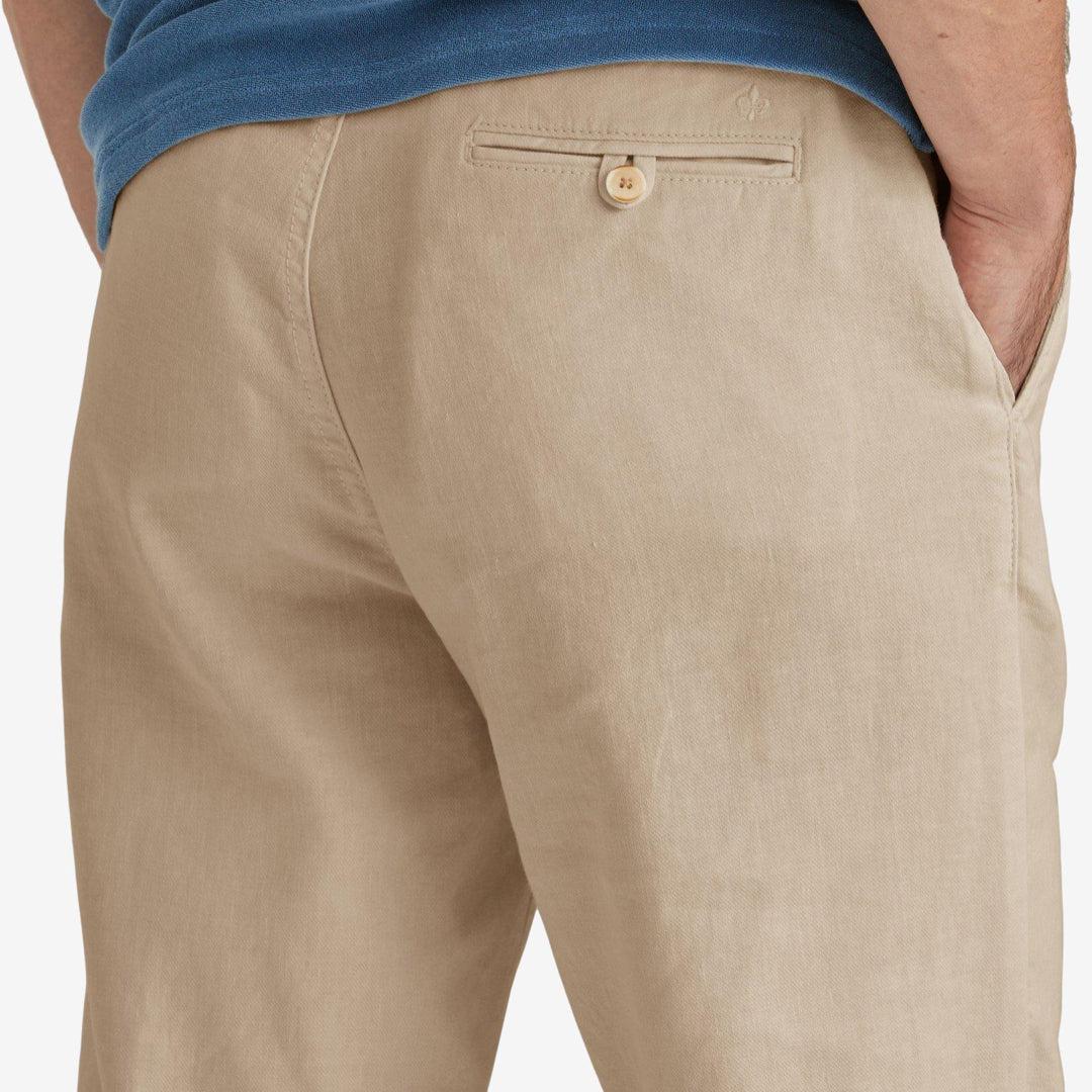 Fenix Linen Drawstring Trouser Khaki - Image 5