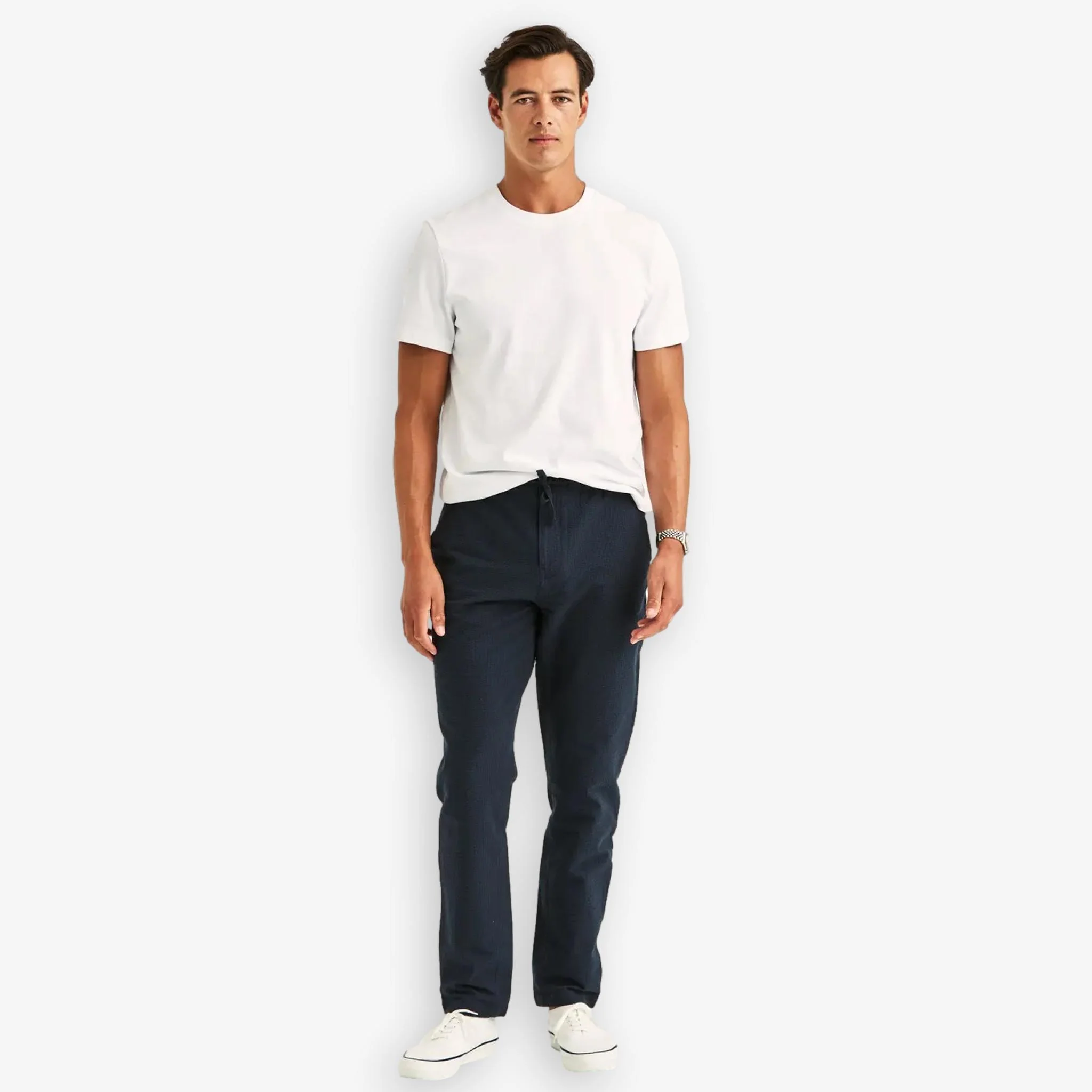 Fenix Seersucker Trouser Blue - Image 5
