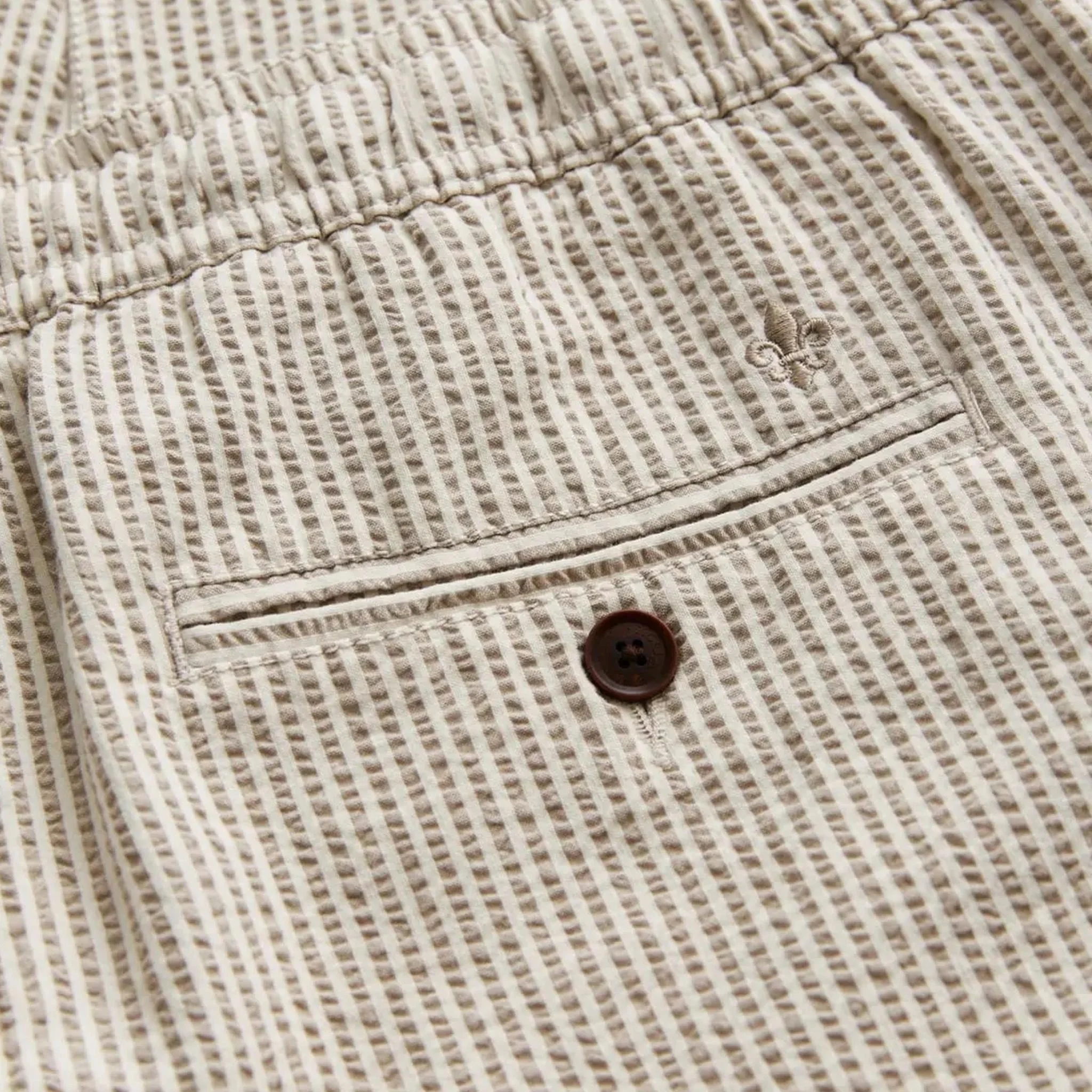 Fenix Seersucker Trouser Khaki - Image 6