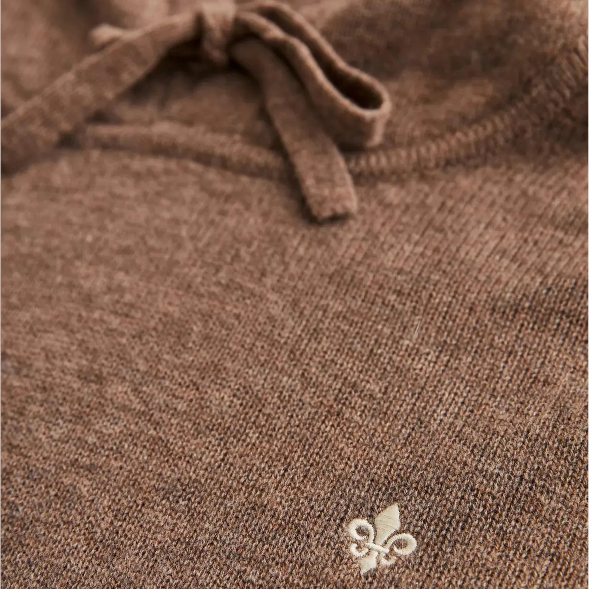 Hertford Merino Hoodie Brown - Image 6