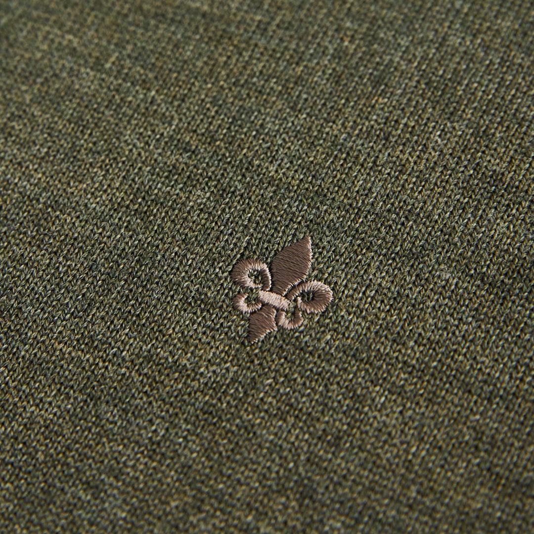 John Merino Half Zip Olive - Image 6