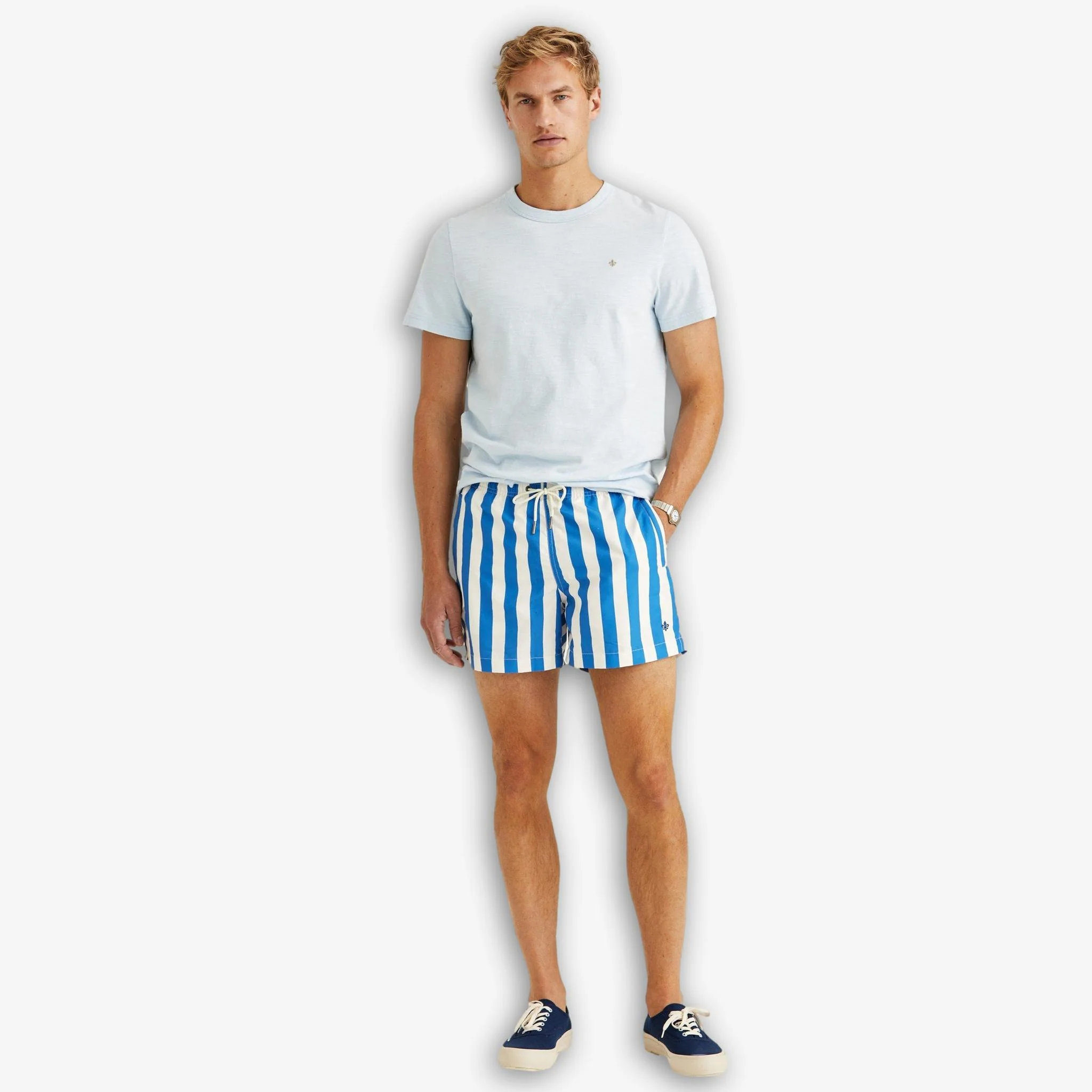 Morris Mixed Bathing Trunks Blue - Image 3