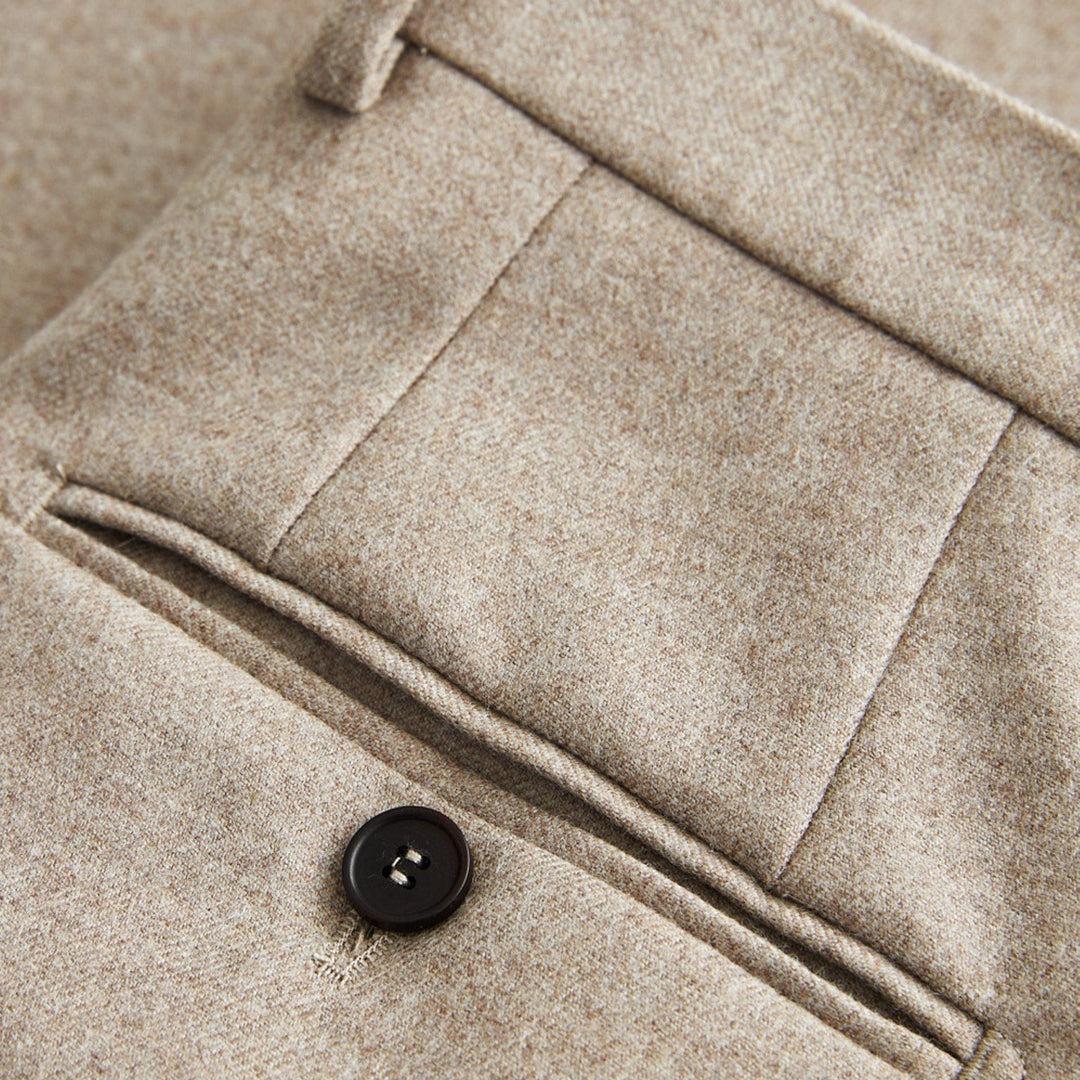 Prestige Flannel Trouser Khaki - Image 5