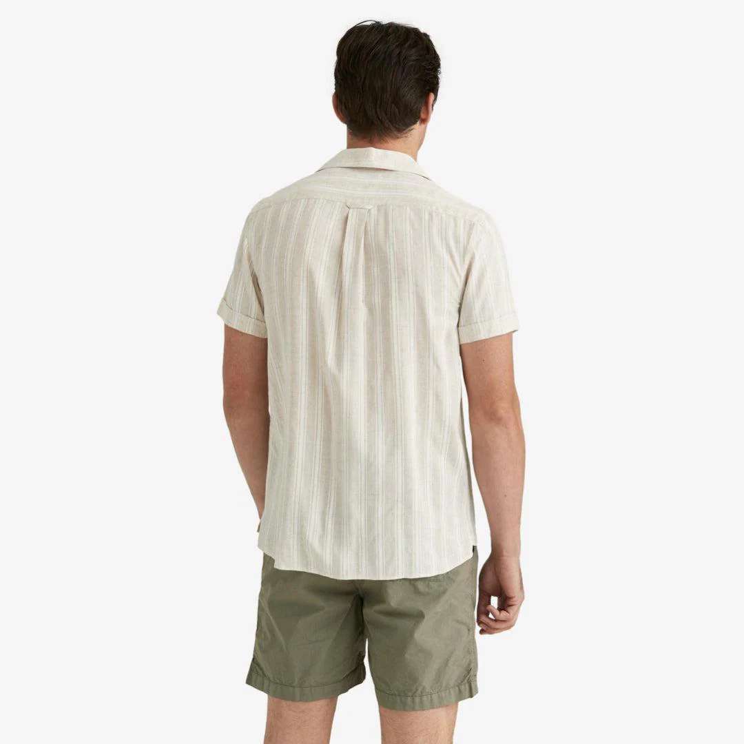 Printed Short Sleeve Shirt Offwhite - Image 3