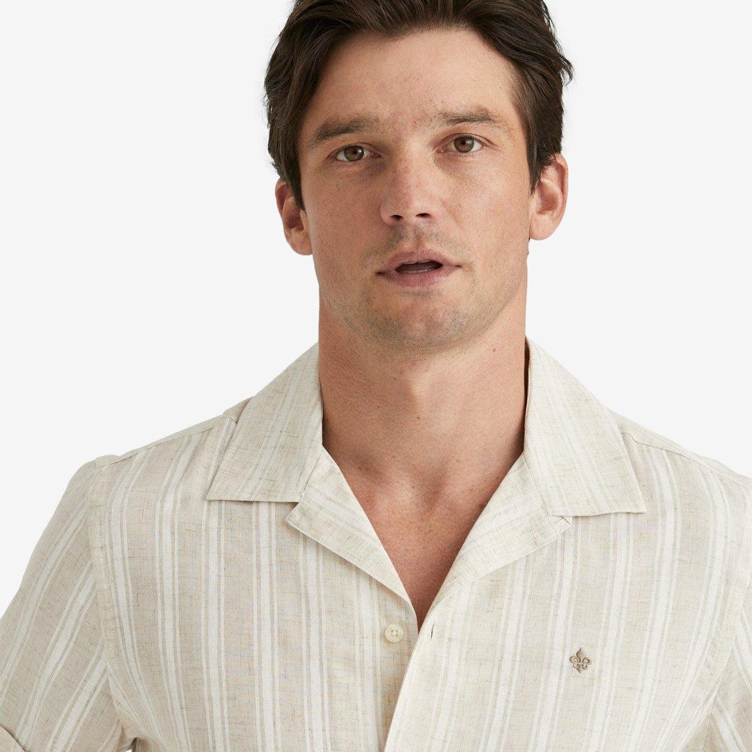 Printed Short Sleeve Shirt Offwhite - Image 4