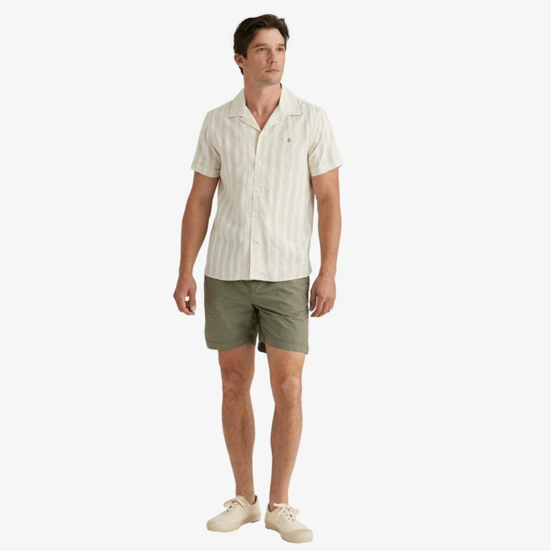 Printed Short Sleeve Shirt Offwhite - Image 5