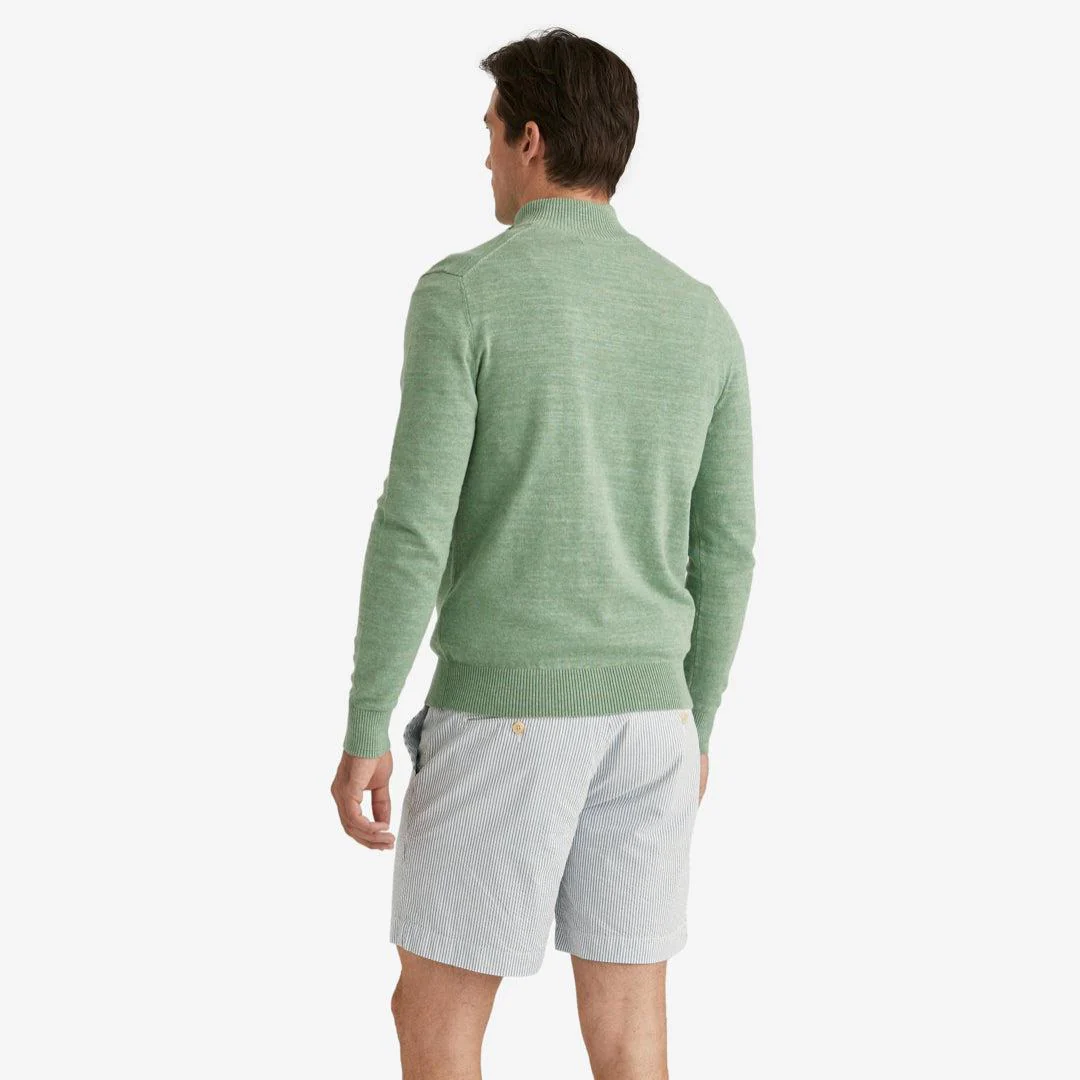 Randall Cotton HalfZip Grønn - Image 3