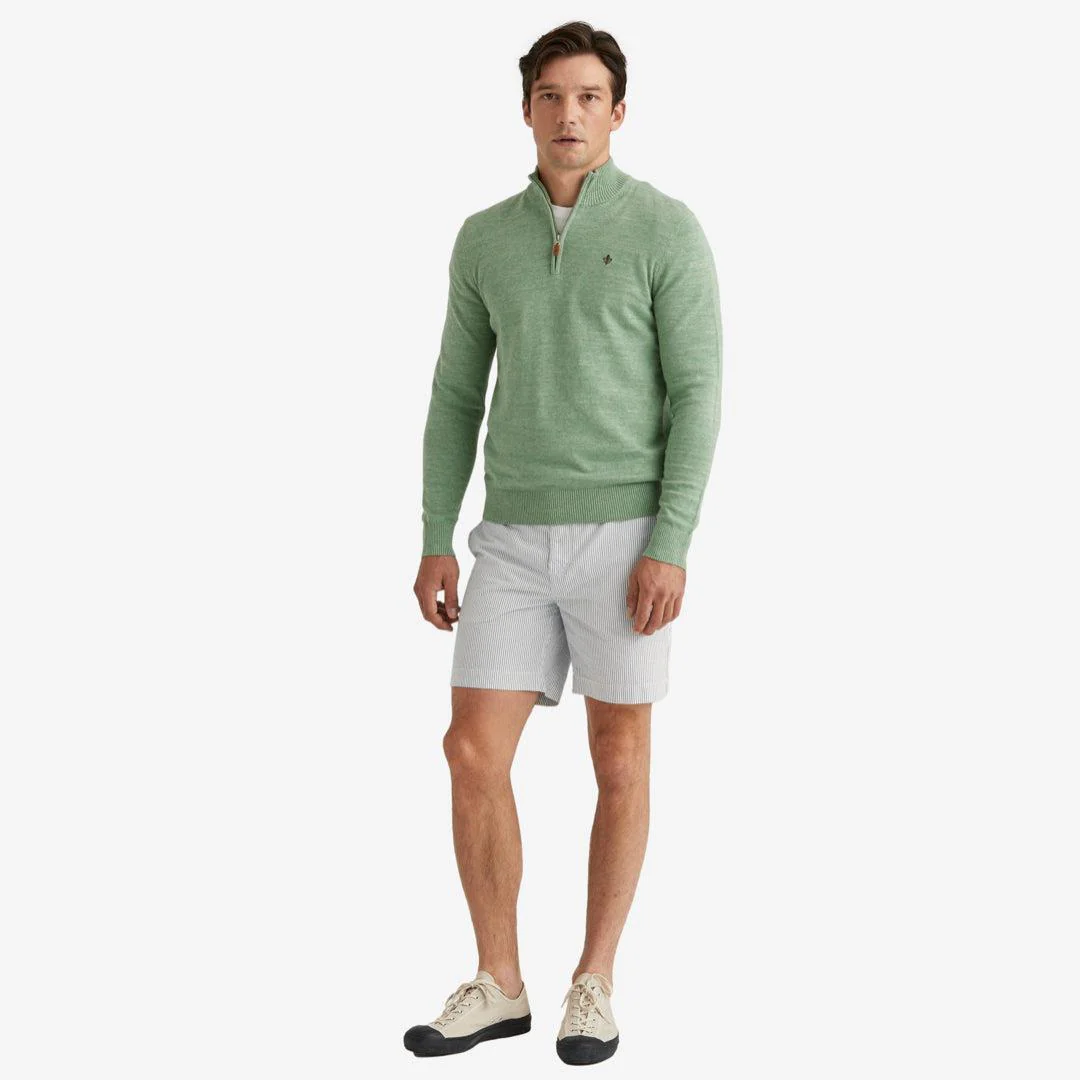 Randall Cotton HalfZip Grønn - Image 5