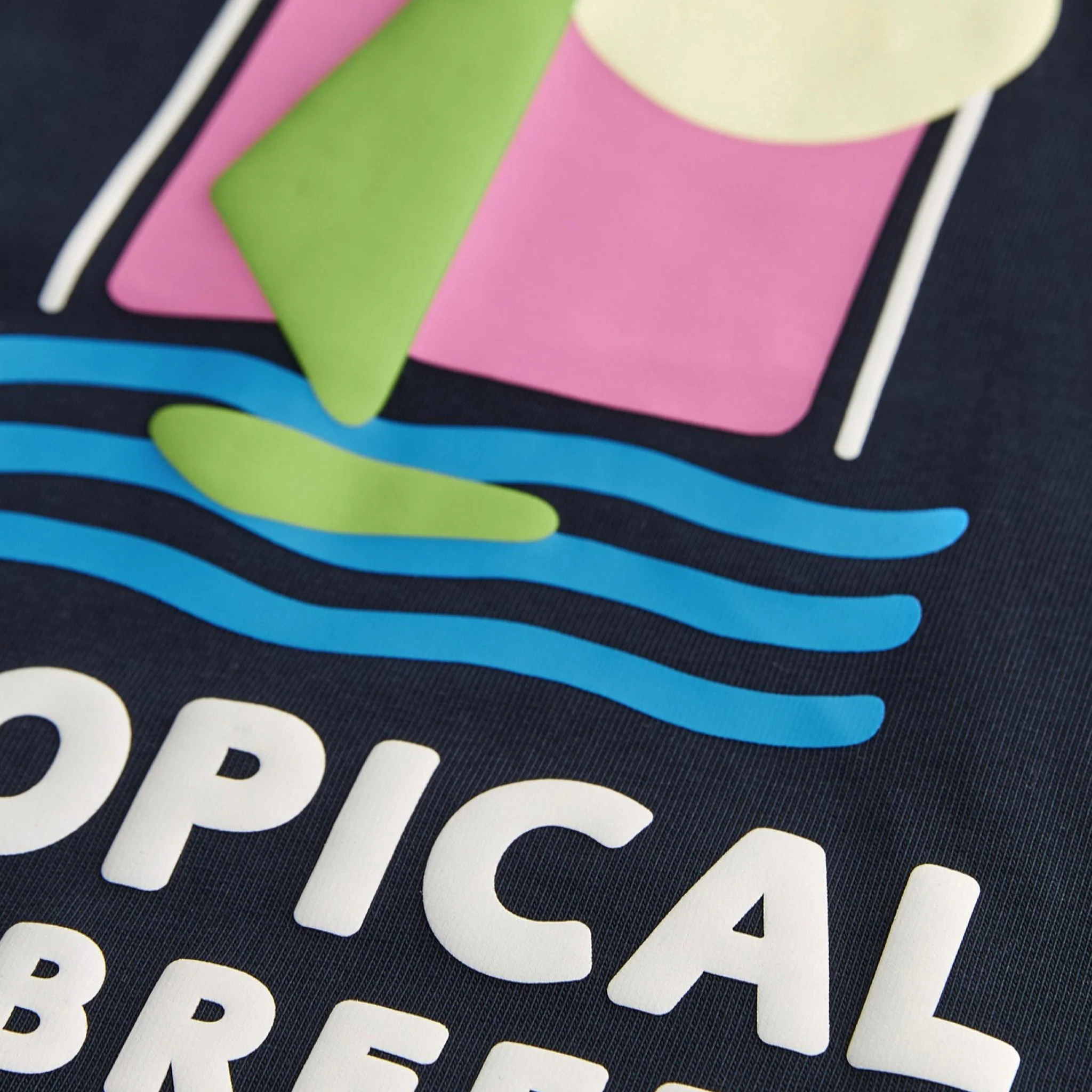 Seaton Mixed Tee Blue - Image 4
