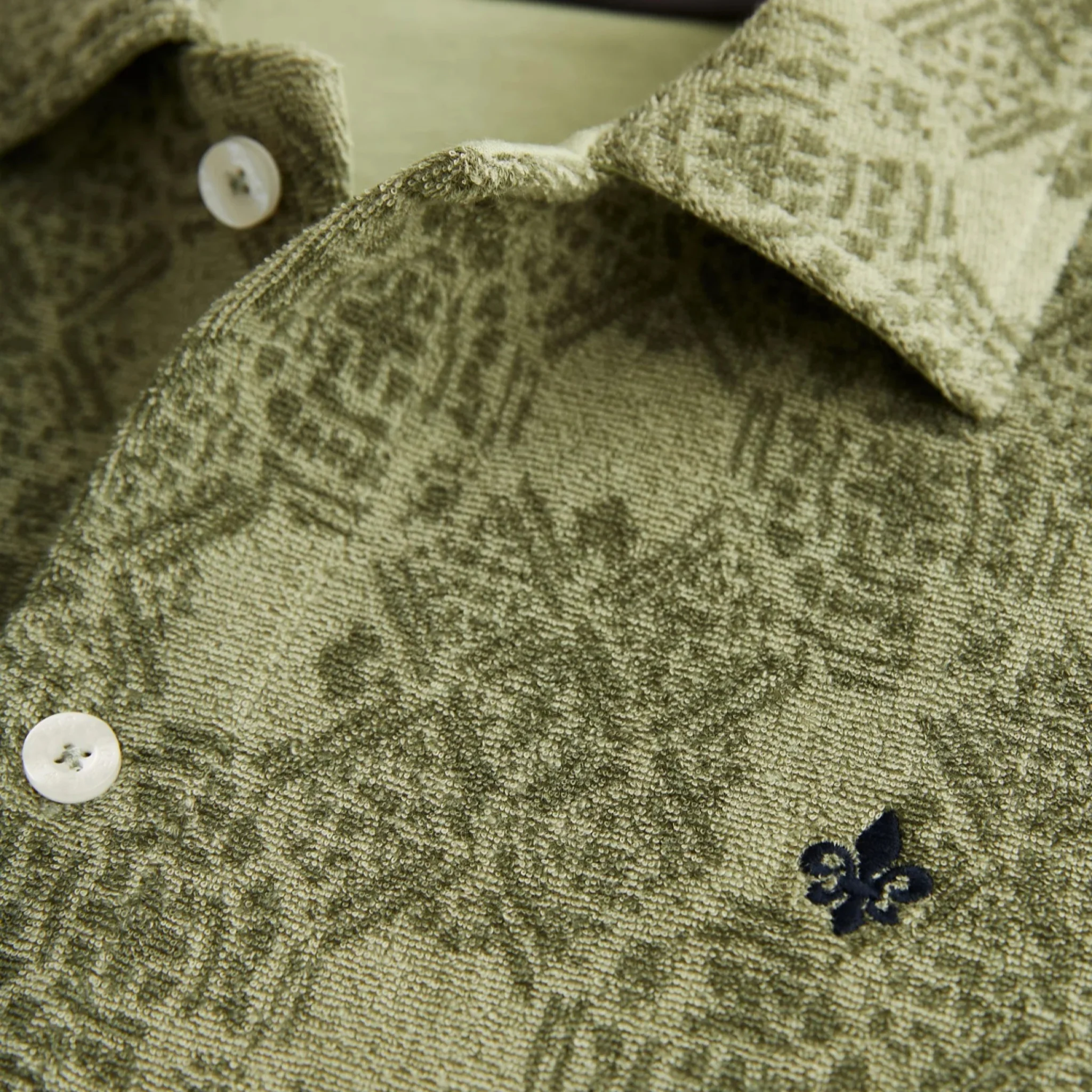Shellby Terry Shirt Green - Image 5