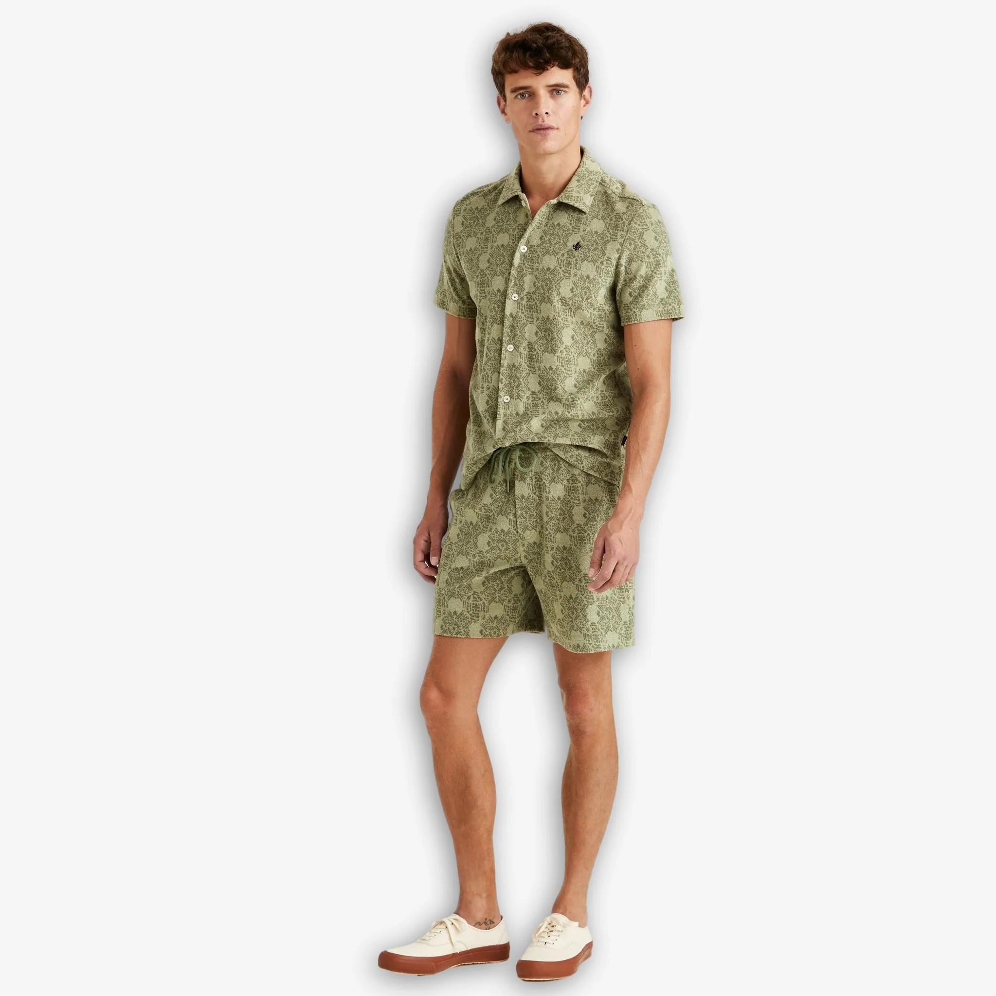 Shellby Terry Shorts Green - Image 4
