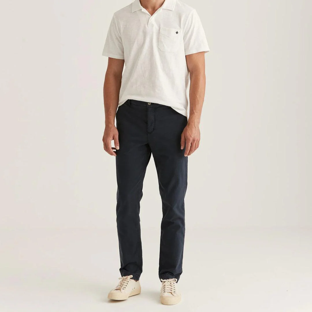 Jeffrey Brushed Chino Blå - Image 7