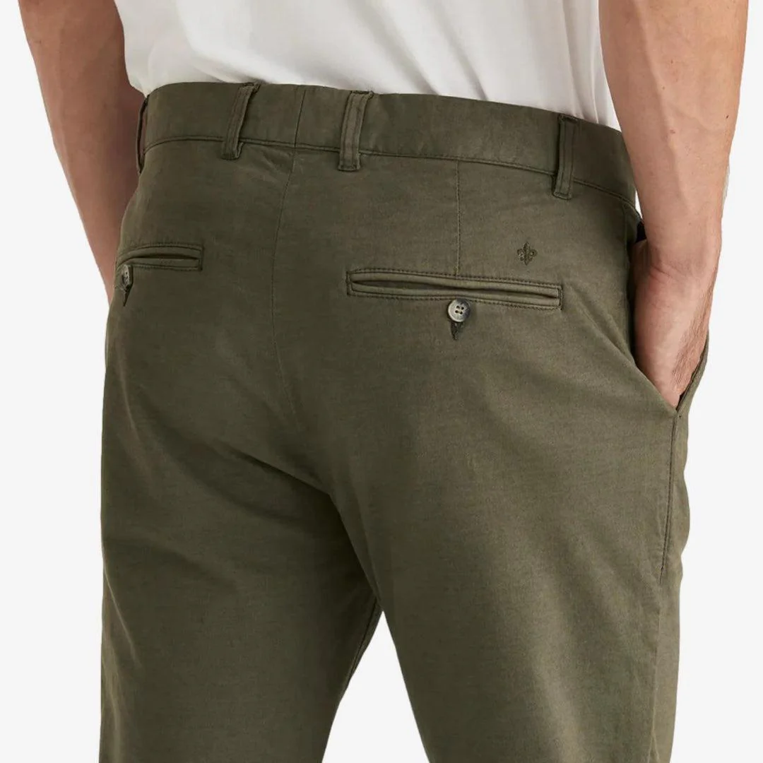 Jeffrey Brushed Chino Olive - Image 4