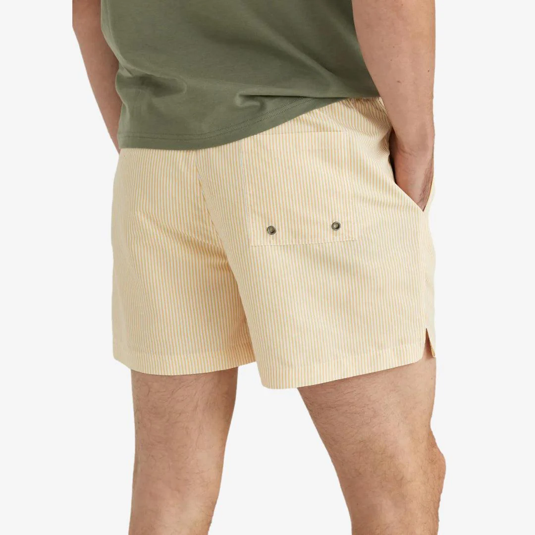 Morris Stripe Bathing Trunks Yellow - Image 2