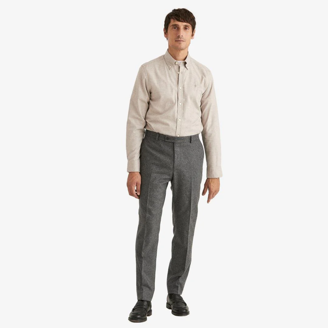 Watts Flannel Shirt Khaki - Image 5