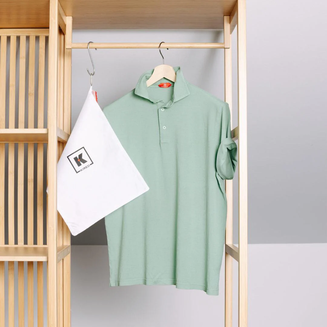 Ponza Jersey Poloshirt Green - Image 4