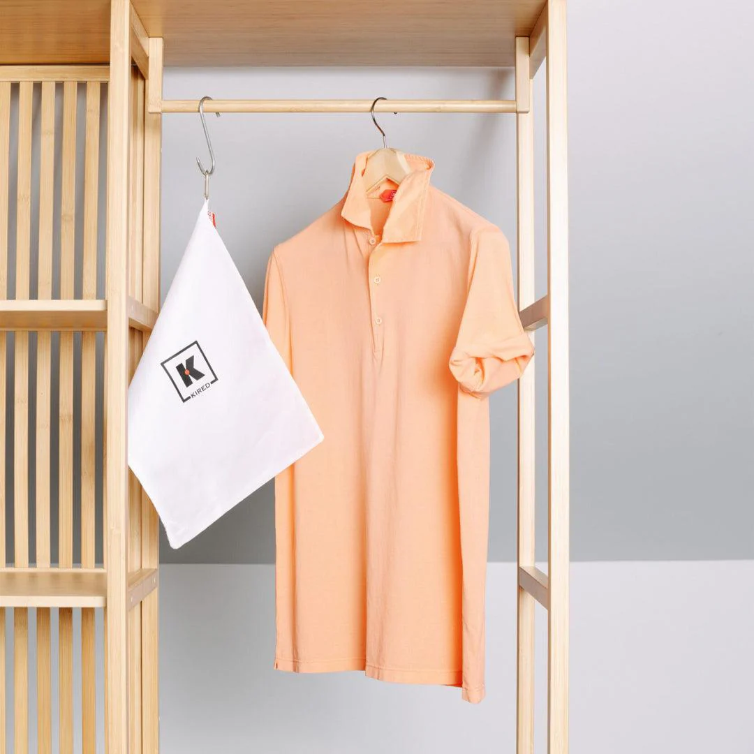 Ponza Jersey Poloshirt Orange - Image 4