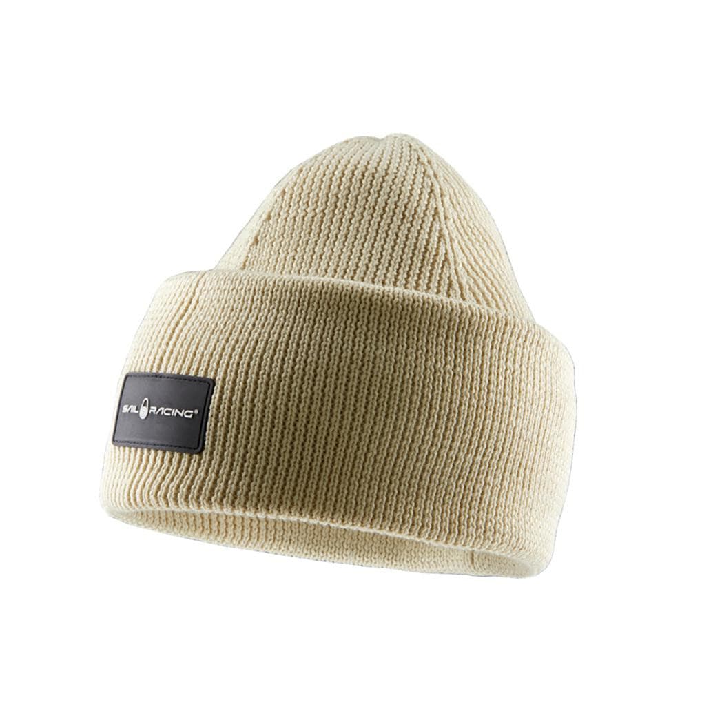 Race Folded Long Beanie Beige