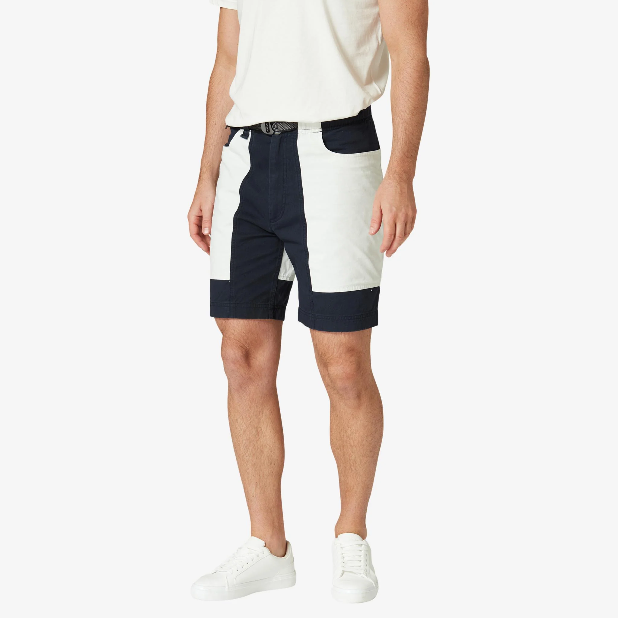 Breeze Blocked Shorts Dark Navy - Image 2