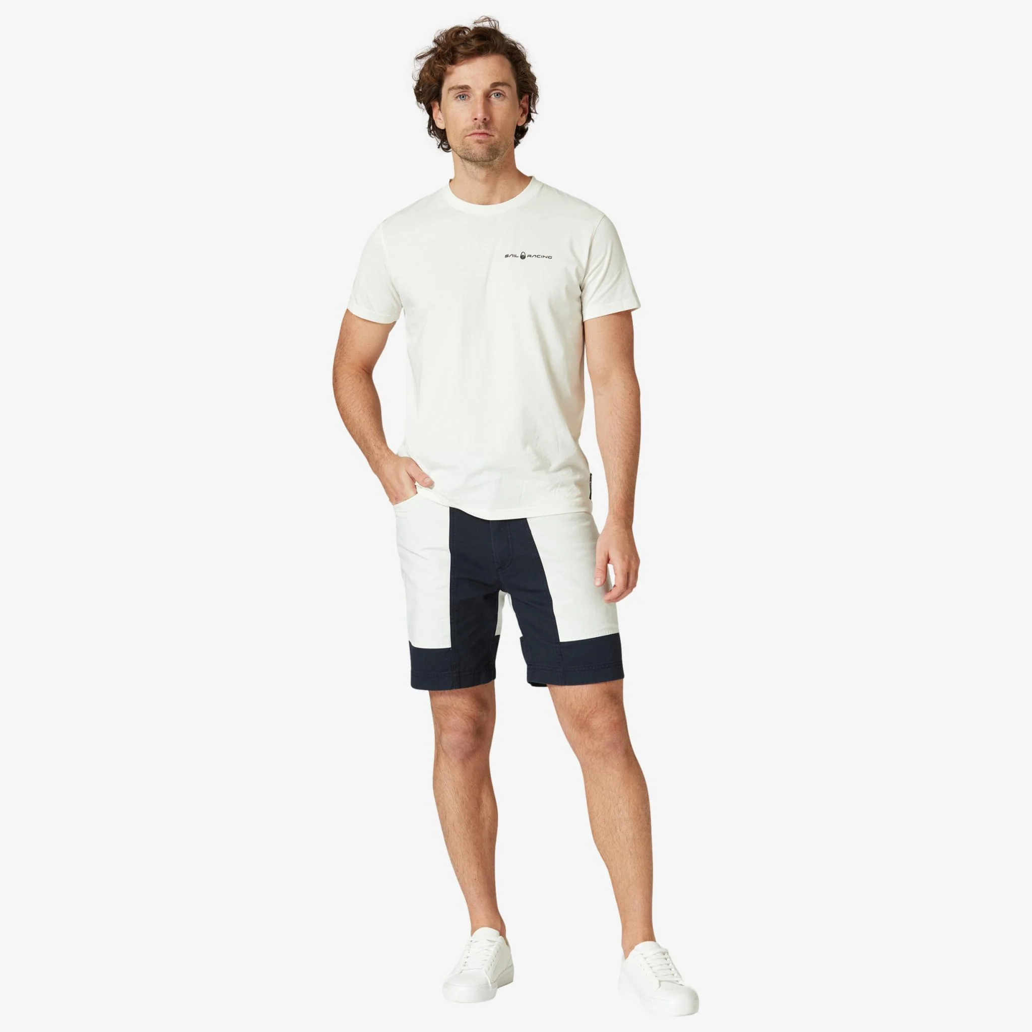 Breeze Blocked Shorts Dark Navy - Image 5