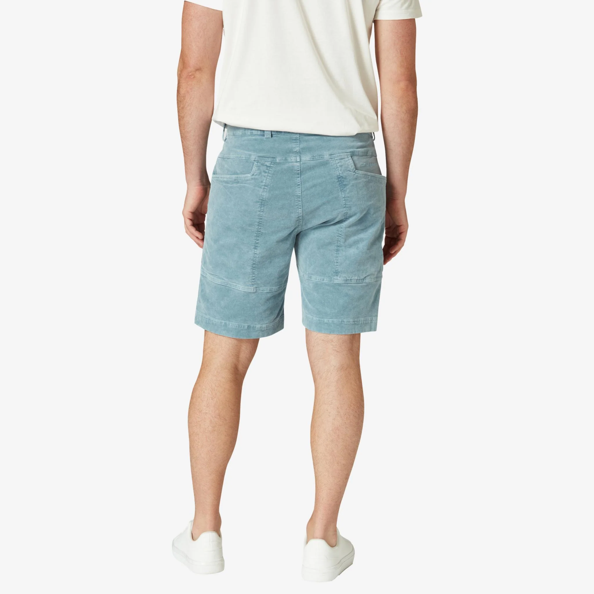 Grinder Corduroy Shorts Blue - Image 3