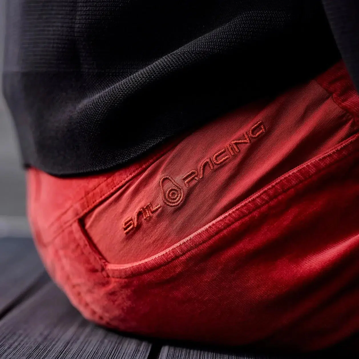 Grinder Corduroy Shorts Red - Image 7