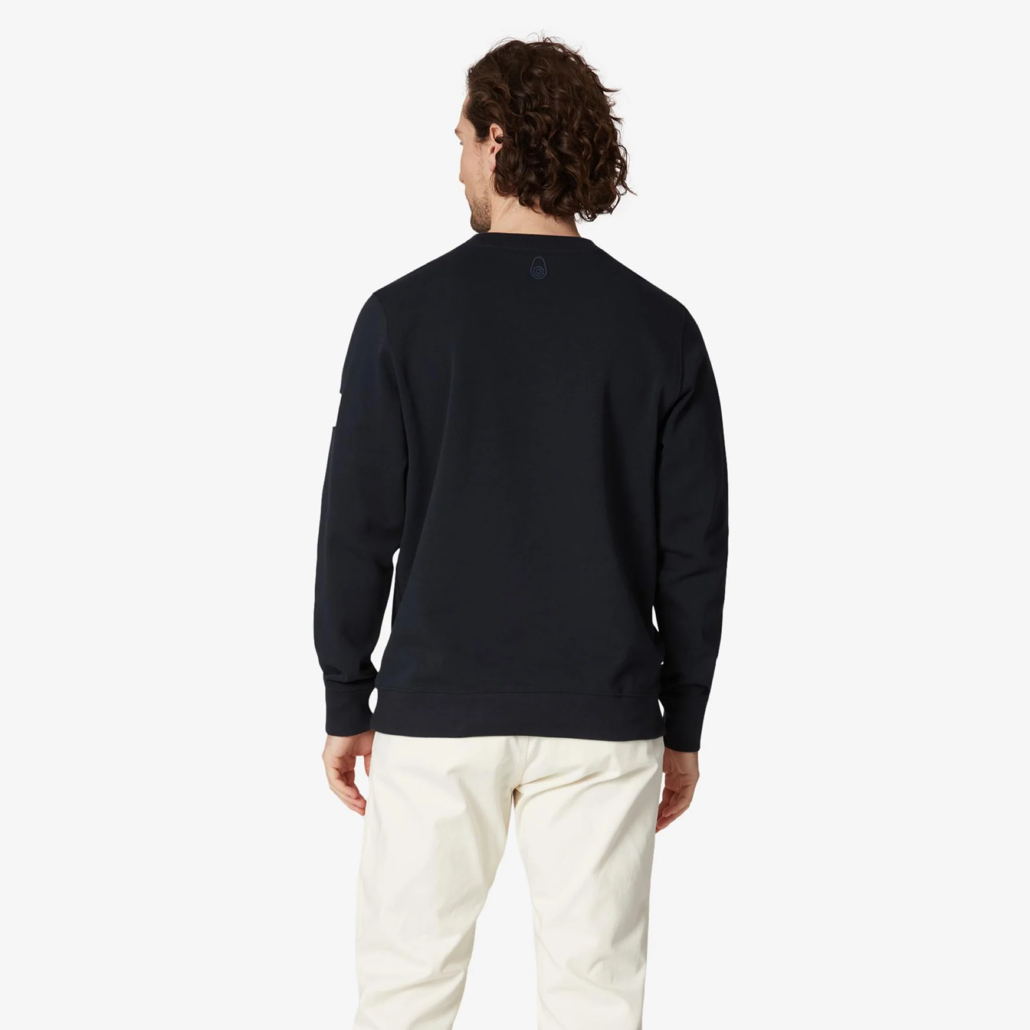 Wind Crewneck Sweater Dark Navy - Image 3