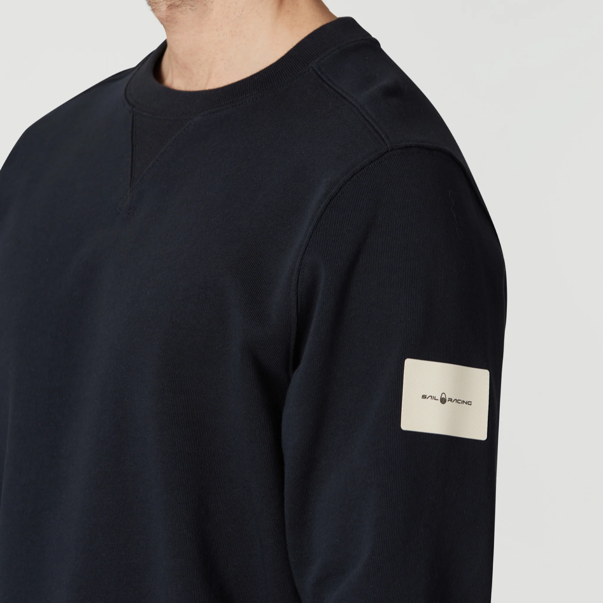 Wind Crewneck Sweater Dark Navy - Image 4
