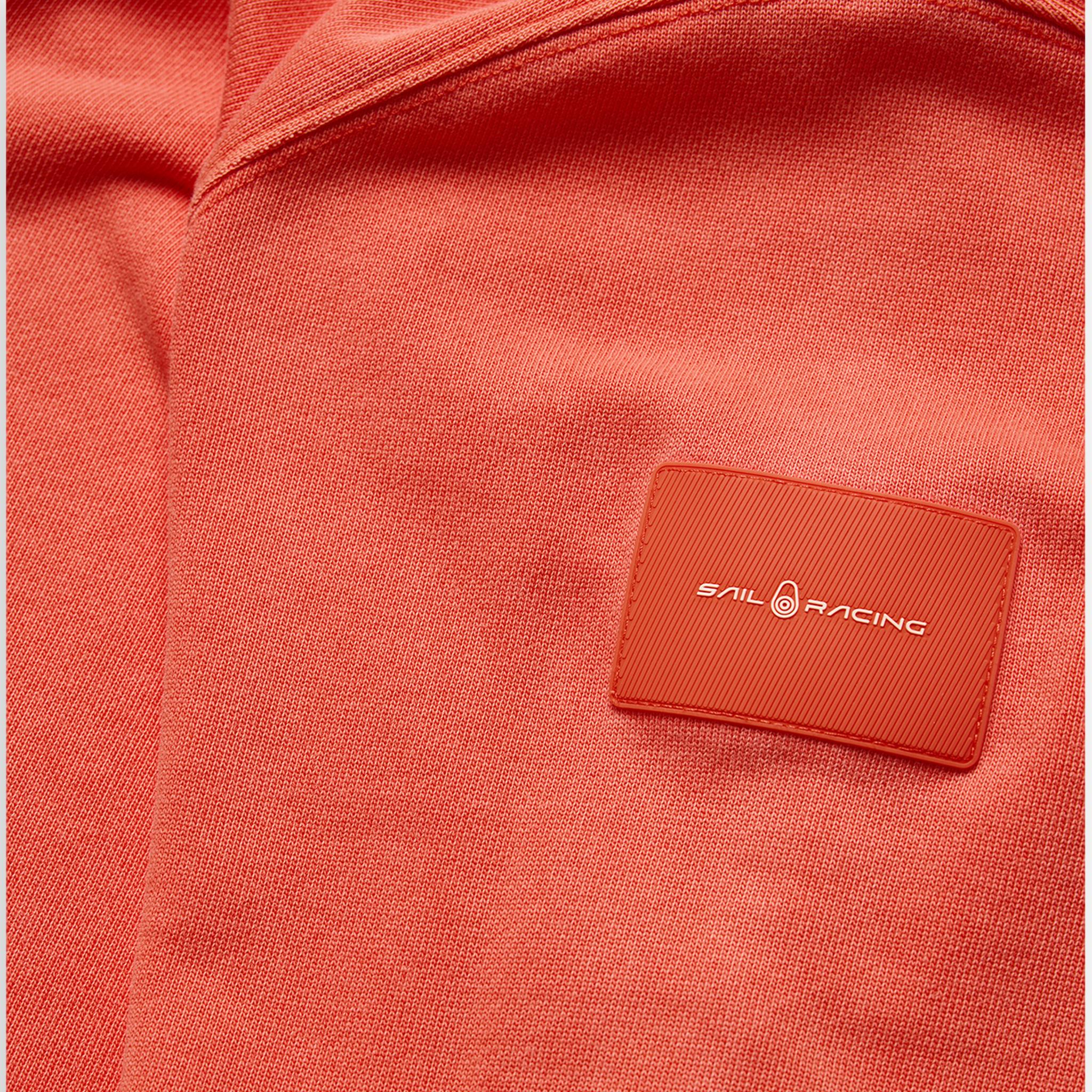 Wind Pigment Dyed Crewneck Sweater Orange - Image 6