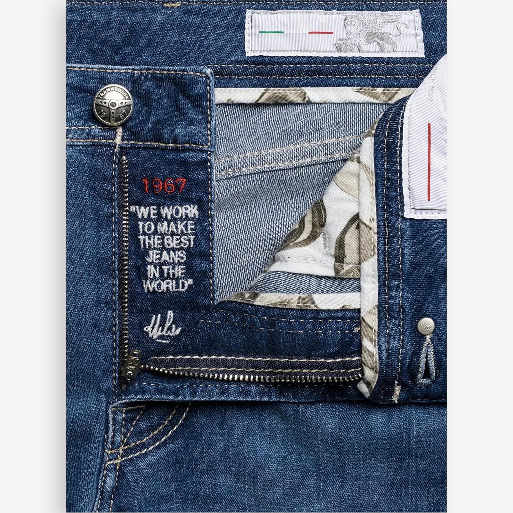 Michelangelo Jeans Race Dark Blue - Image 5