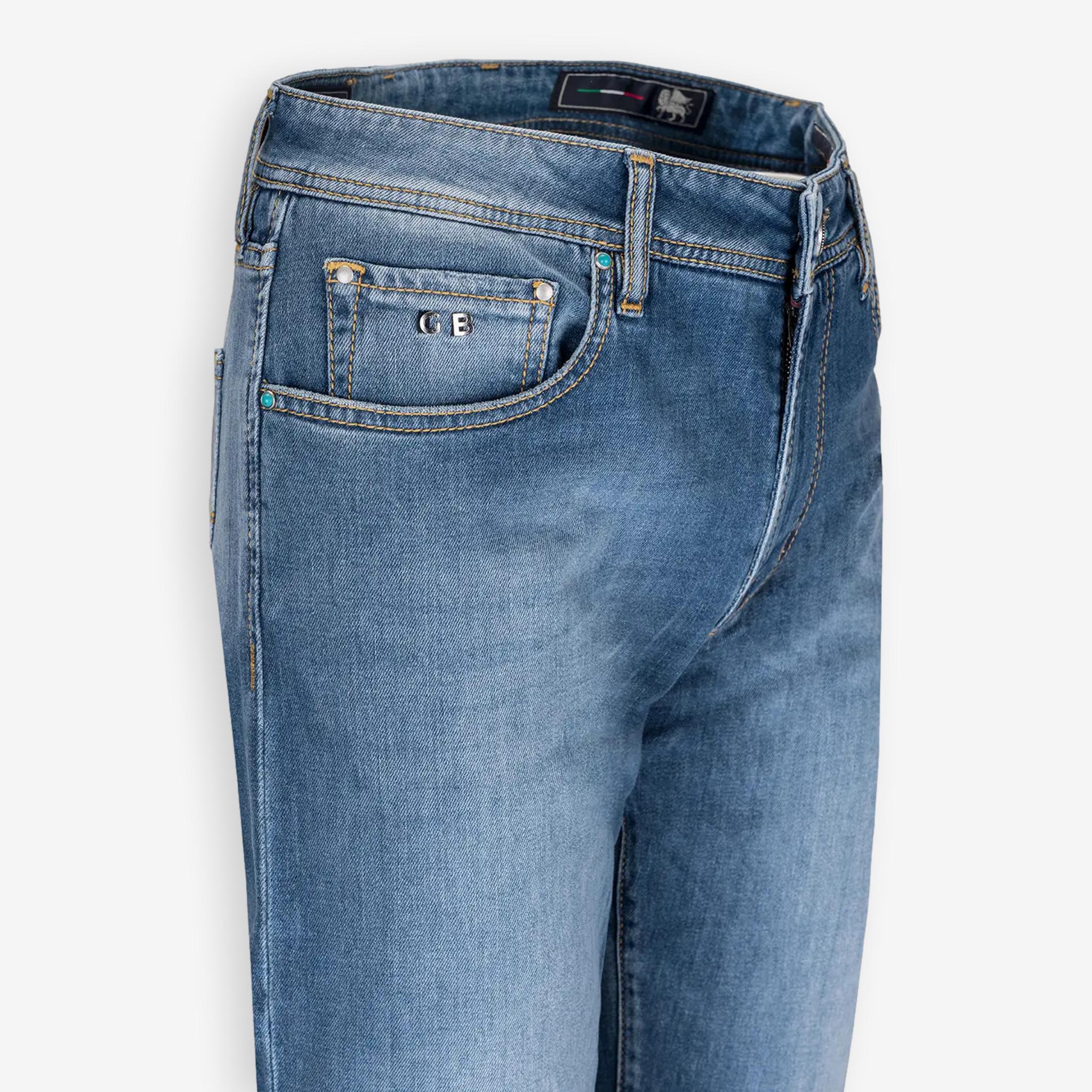 Michelangelo Jeans Yellowstone Light Blue - Image 3