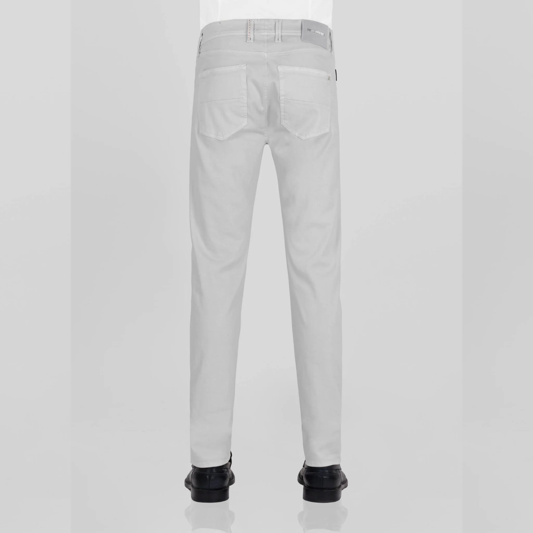 Michelangelo Stretch Gabardine 5-pocket Sea Foam - Image 3