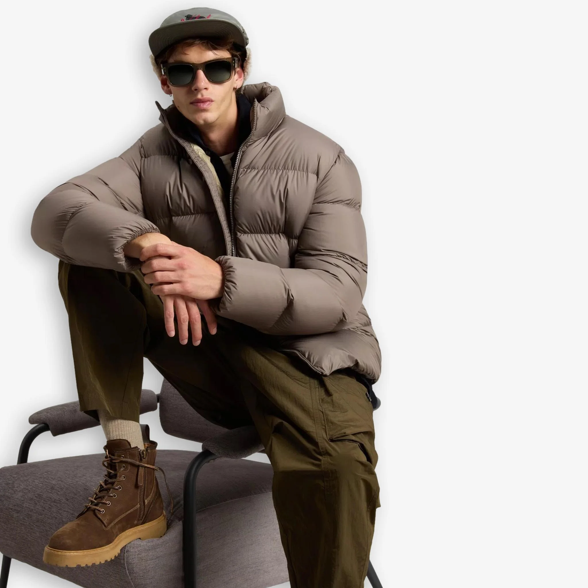 Cloud Eagle Down Jacket Falcon Brown - Image 5