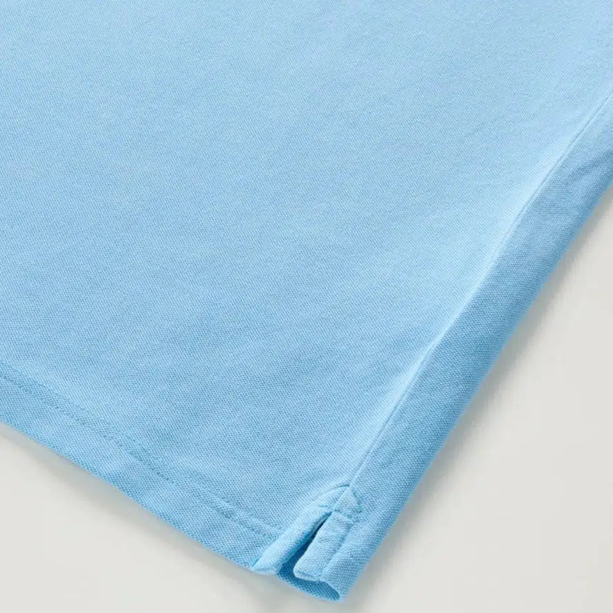 Mackinack Stretch Cotton Polo Blue - Image 7