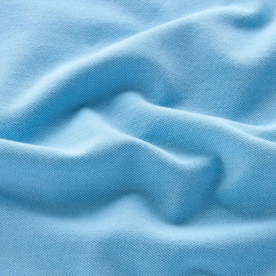 Mackinack Stretch Cotton Polo Blue - Image 8