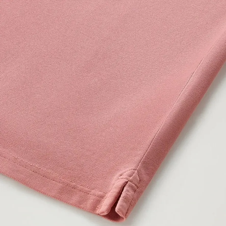 Mackinack Stretch Cotton Polo Coral - Image 6