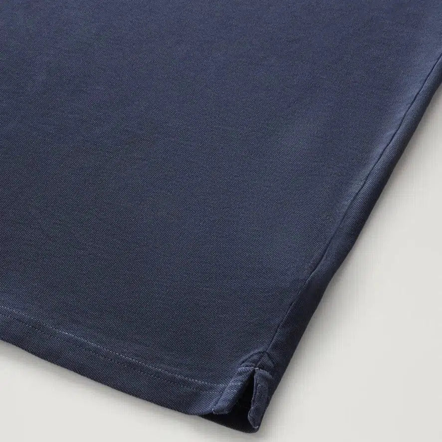 Mackinack Stretch Cotton Polo Navy - Image 6