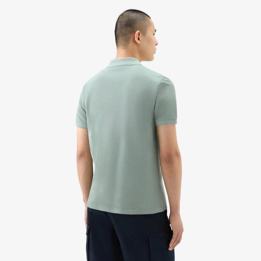 Mackinack Stretch Cotton Polo Sage - Image 3