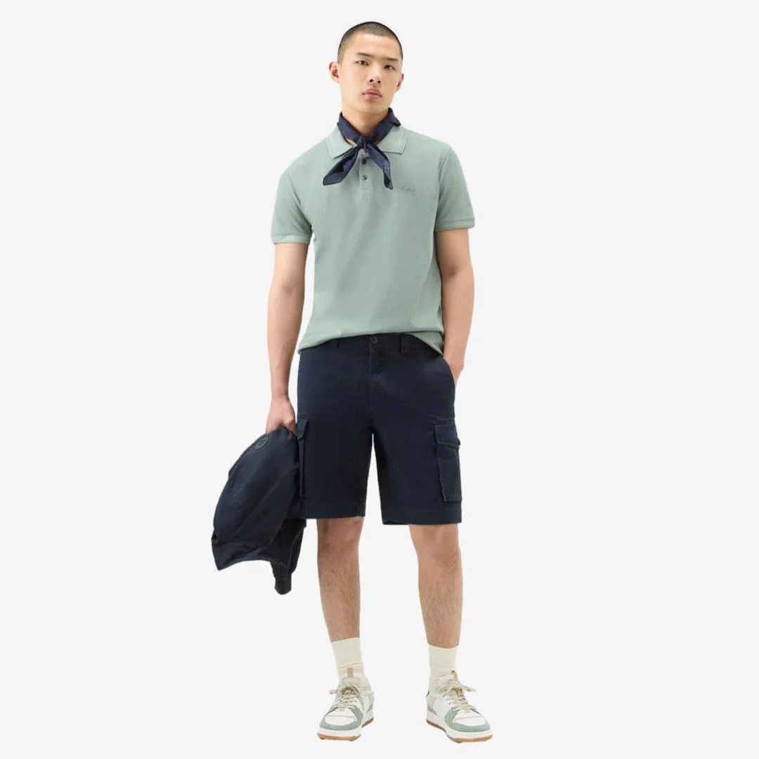 Mackinack Stretch Cotton Polo Sage - Image 4