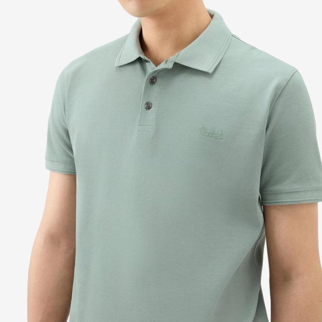 Mackinack Stretch Cotton Polo Sage - Image 5