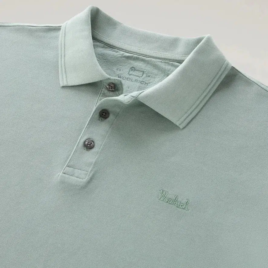 Mackinack Stretch Cotton Polo Sage - Image 6