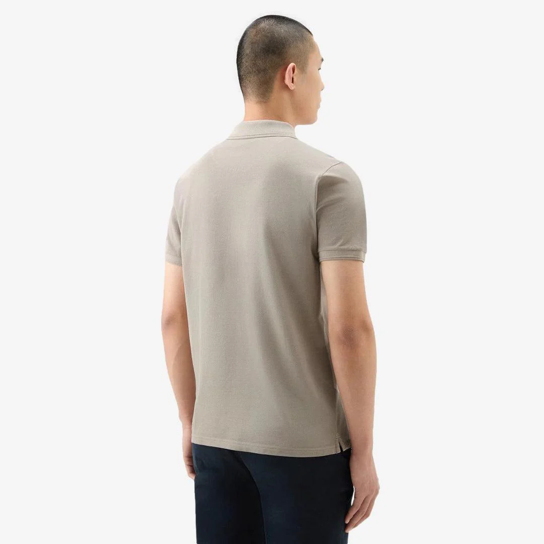 Mackinack Stretch Cotton Polo Sand - Image 3